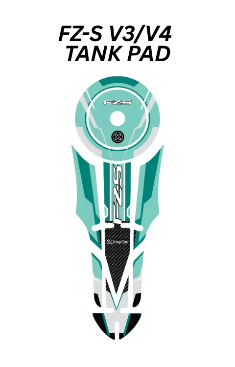 Tank Pad Compatible with FZ-S V3/V4 | FZ-S V3 Sticker, Pack Of 1